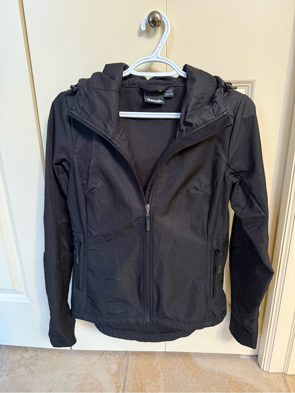 Bench Black Hooded Utility Jacket